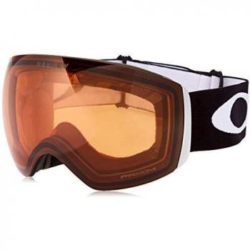 Oakley Flight Deck L Ski Goggles (Prizm Persimmon) - Black/Orange, Unisex, Matte Black, CAT1