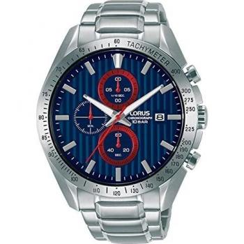 Reloj Lorus Unisex Analógico-Digital de Cuarzo con Correa de Acero Inoxidable RM307HX9, Resistente al Agua 10 ATM