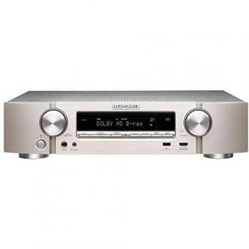 Marantz NR1510 Silver AV Receiver con Conectividad Bluetooth, WLAN y HEOS