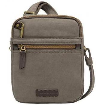 Travelon: Anti-Theft Courier Small N/s Slim Travel Bag - Stone Gray