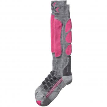 X-Socks Skisocke Silk Merino Lady - Calcetines para mujer, color gris, talla 1