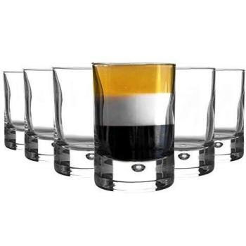 Vasos de Vidrio para Shot 6,5 cl Barglass - Pack de 6 Transparentes