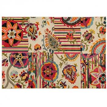 Alfombra Moderna con Marco Mecánico 190x133 cm - Nueva Galleria Farah 1970