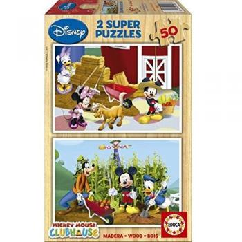 Educa 15285 La Casa de Mickey - Puzzles de Madera
