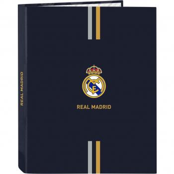 Carpeta de anillas Real Madrid C.F. Azul marino A4 26.5 x 33 x 4 cm