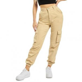 Pantalón cargo mujer DEF Aya Ruby Beige S