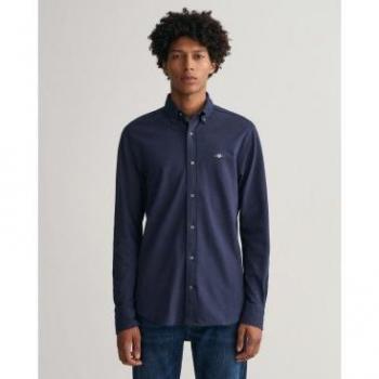 Camisa Gant Manga Larga Regular Piqué