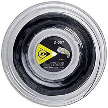 Dunlop S-Gut 200m Black 1.32mm Tennis String Reel