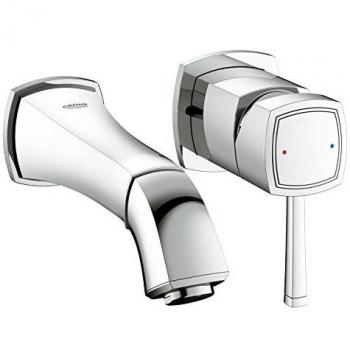 Grohe Grandera - grifo lavabo mural caño, 177 mm S, color cromo Ref. 19929000
