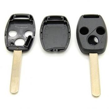 Carcasa para llave 3 botones Honda Accord Civic CRV con tarjetero transpondedor