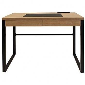 Mesa de Oficina en Casa CMP IBERICA - Madera y Metal con Organizador y Espacio para Equipo Electrónico
