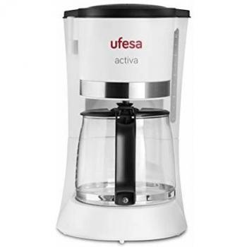 Ufesa CG7113 Activa - Cafetera de Goteo, con Capacidad para 6 Tazas o 0'6L, Filtro Permanente, Desconexión Automática, Válvula Antigoteo, 600W,