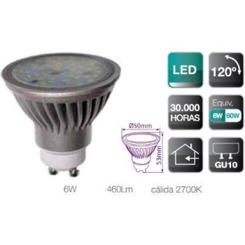 GSC Evolution 2001466 Evila-Lámpara dicroica led 6w SMD 230v gu10 2700k, Multicolor