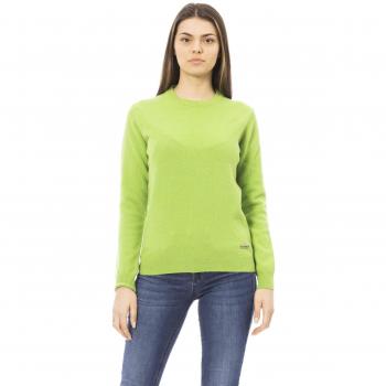 Baldinini Trend Green Wool Sweater - M
