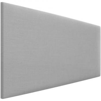 Cabecero Tapizado de Lino Natural Gris Claro 105cm para Camas 80/90/105 - Diseño Moderno