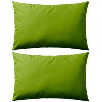 vidaXL 2X Cojines para Exteriores 60x40cm Verde Manzana Casa y Jardin Hogar