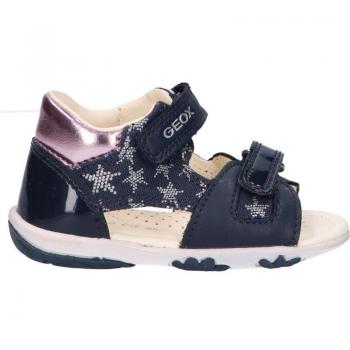 Sandalias de Niña GEOX B0238A 01002 B SANDAL NICELY C0694 NAVY-PINK AZUL