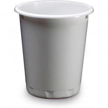 Durable 1701572010 - Papelera, color blanco
