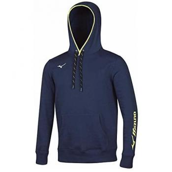 Mizuno Team Hooded Sweatshirt - Gray XL for Men