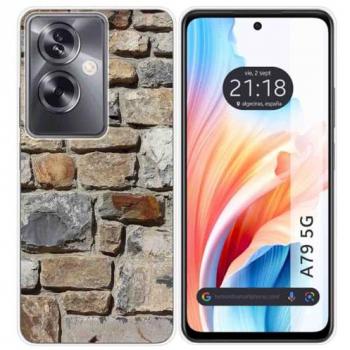 Funda de Silicona Ladrillo 03 para Oppo A79 5G con Dibujos