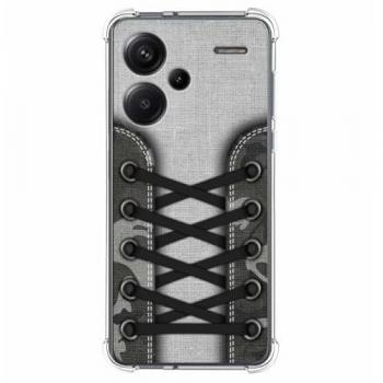 Funda de Silicona Antigolpes para Xiaomi Redmi Note 13 Pro+ Plus 5G con Diseño de Zapatillas 16 Dibujos