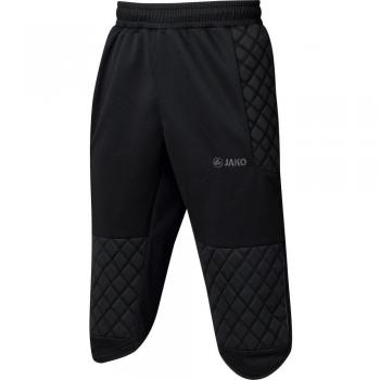 JAKO Torwartshose Capri Classic - Pantalones cortos de portero para fútbol para hombre, color negro, talla XXL