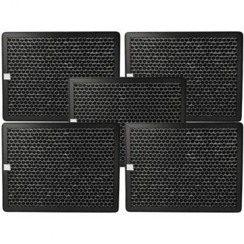 Filtro de carbón activo vhbw 5x para Philips FY2420/30 - Reemplazo para purificador de aire, color negro