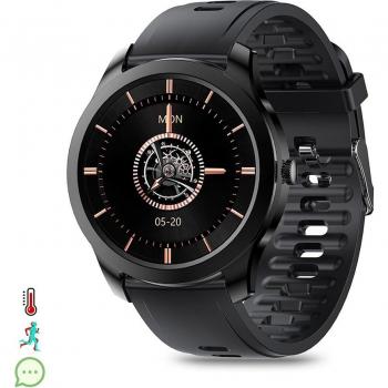 Smartwatch DAM M28 con termómetro corporal, monitor de O2 en sangre y tensión