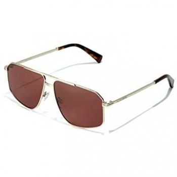 Gafas de Sol Hawkers Poker Rosewood - Estilo Elegante y Unisex, Color Marrón y Oro, Adulto Unisex