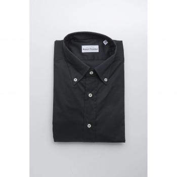 Robert Friedman Black Cotton Shirt - XL