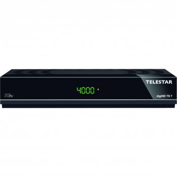 Telestar digiHD TS 7 Satélite Alta Definición Total Negro TV Set-Top Boxes - Reproductor/sintonizador