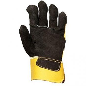 Euro protección 158 PAR de guantes Docker croute de becerro T10 negro