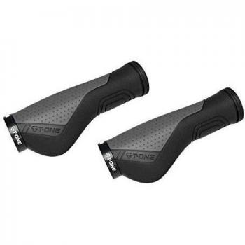 T-One Ripple Ergo, Puños Para Manillar Unisexo, Negro, Size