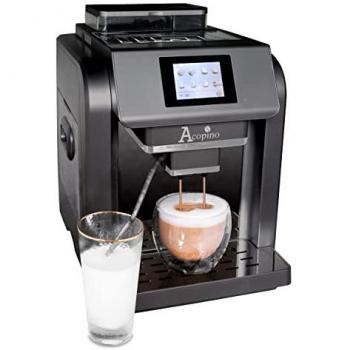 Acopino Cafetera Superautomática Monza Antracita 2L con Molinillo Integrado 1400W