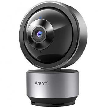 Arenti Camaras de Vigilancia , Camara Vigilancia de WiFi Interior Resolución 2K Compatible con Alexa y Google Assistant, Modo Privado, Sensor de Movimiento, Reconocimiento de Ruido y Visión Nocturna