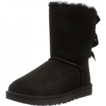 UGG Bailey Bow II Women's Black Boot 12 M - Gender: female, Water-Resistant