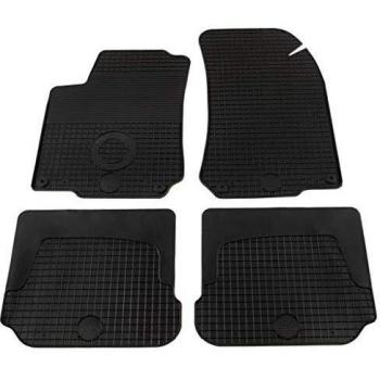 vidaXL Juego Alfombrillas de Coche a Medida Goma 4 Piezas Esterillas Alfombras