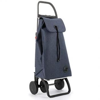 Rolser Carro I-MAX Tweed 4 Ruedas Plegable - Azul Marino