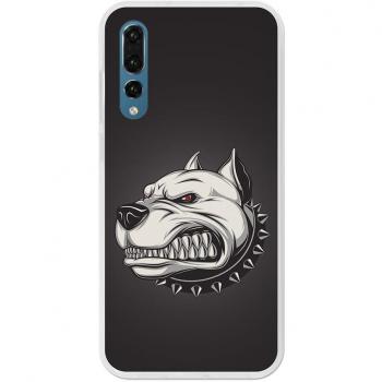 German Tech Funda Gel para Huawei P20 Pro, Carcasa TPU Flexible Fabricada con la Mejor Silicona, Protege y se Adapta a la Perfección a tu Smartphone y con Nuestro Exclusivo Diseño Perro Enojado.