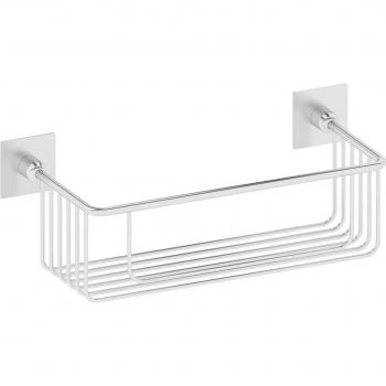Jabonera de rejilla rectangular con adhesivo 3371 INOX