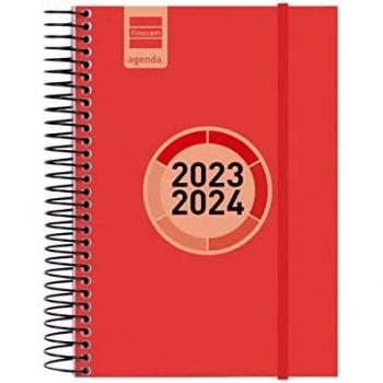 Agenda Escolar Finocam 8º Día Página Label Roja 2023-2024
