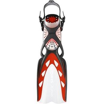 Mares X-Stream abierto taln de buceo y snorkel aletas - pequeo - rojo