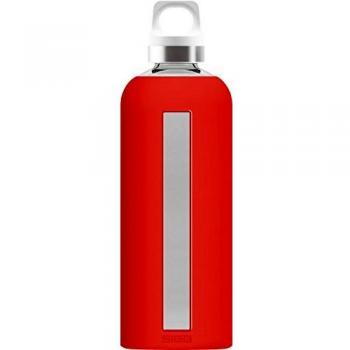 Sigg Star Botella de Agua, Rojo, 8.1 x 8.1 x 26.3 cm