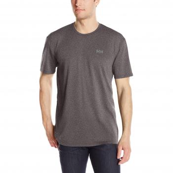 Helly Hansen Sigel Logo Short Sleeve Camiseta, Hombre, Marrón, Large