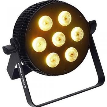Foco LED Slimpar 710 Hex 7x10W RGBWAU DMX