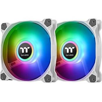 Thermaltake Pure Duo 14 ARGB Sync Radiator Fan Twin Pack - White