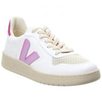 Veja V-10 Women's Low Top Sneakers - White Orchid, Size 40