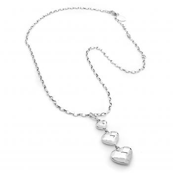 Collar Folli Follie Mujer 1N9F135 - Plata de Ley - Talla 37CM