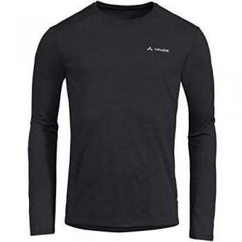 VAUDE Sveit Langarm Manga Larga para Hombre, Negro/Negro, Medium