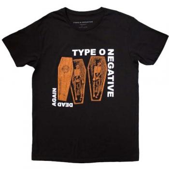 Type O Negative Dead Again Back Print T-Shirt - Black - XXL - 100% Cotton